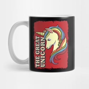 Colorful Vintage Unicorn Mug